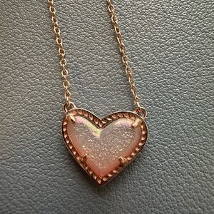 Ari Heart Rose Gold Pendant Necklace